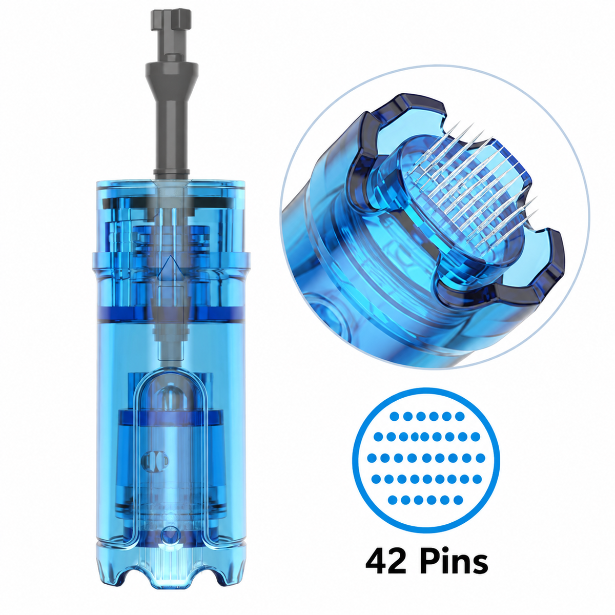 đầu kim 42 kim-pin dành cho Dr. Pen M9 và M8 Max với chi tiết đầu kim