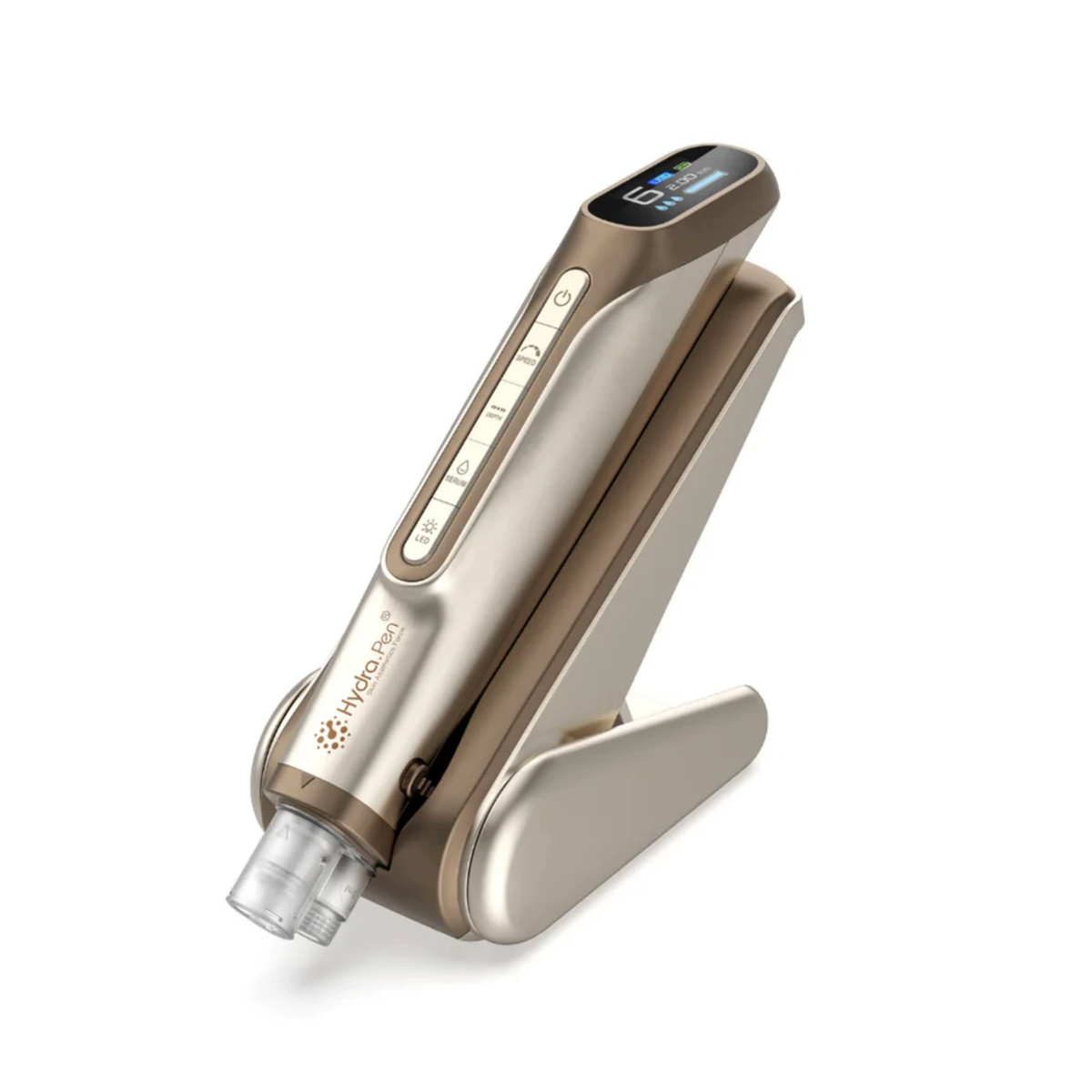 Vàng champagne Hydra Pen H6 với đầu kim thay thế được trang bị và giá đỡ tay cầm phù hợp