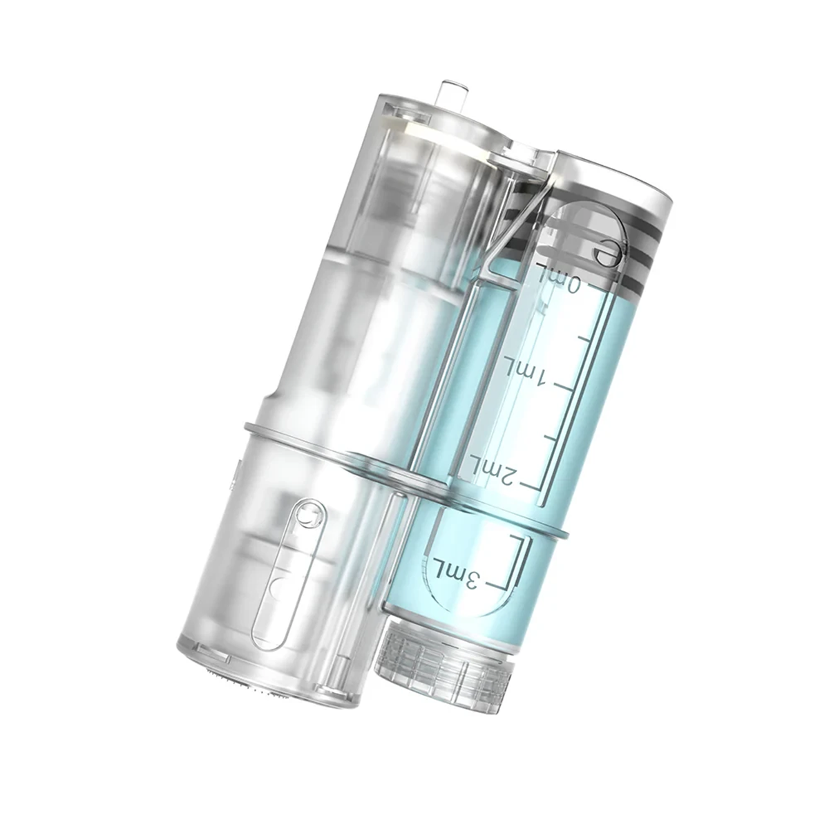 Hydra Pen Đầu kim thay thế H6 có chất lỏng hiển thị trong bình chứa chia độ như hình minh họa phân phối