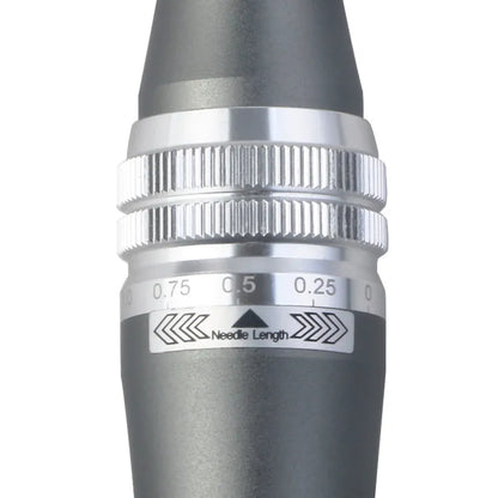 Cận cảnh vòng điều chỉnh độ dài kim chia độ Dr. Pen M8