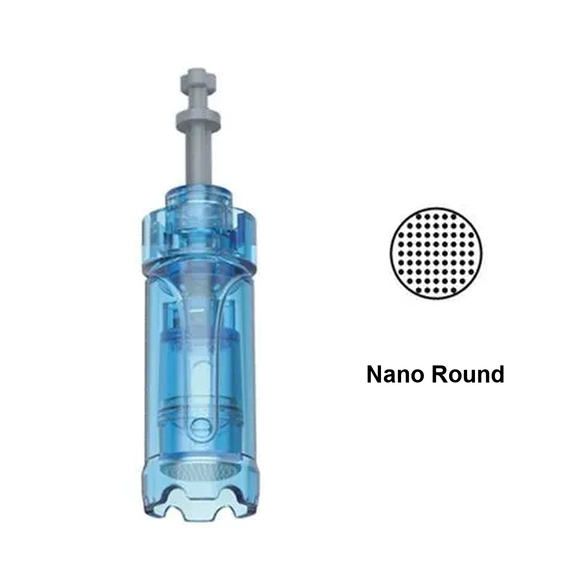 Nano Đầu kim thay thế tròn cho Dr. Pen A11, M8s, A9 và A8S với sơ đồ mẫu đầu tròn